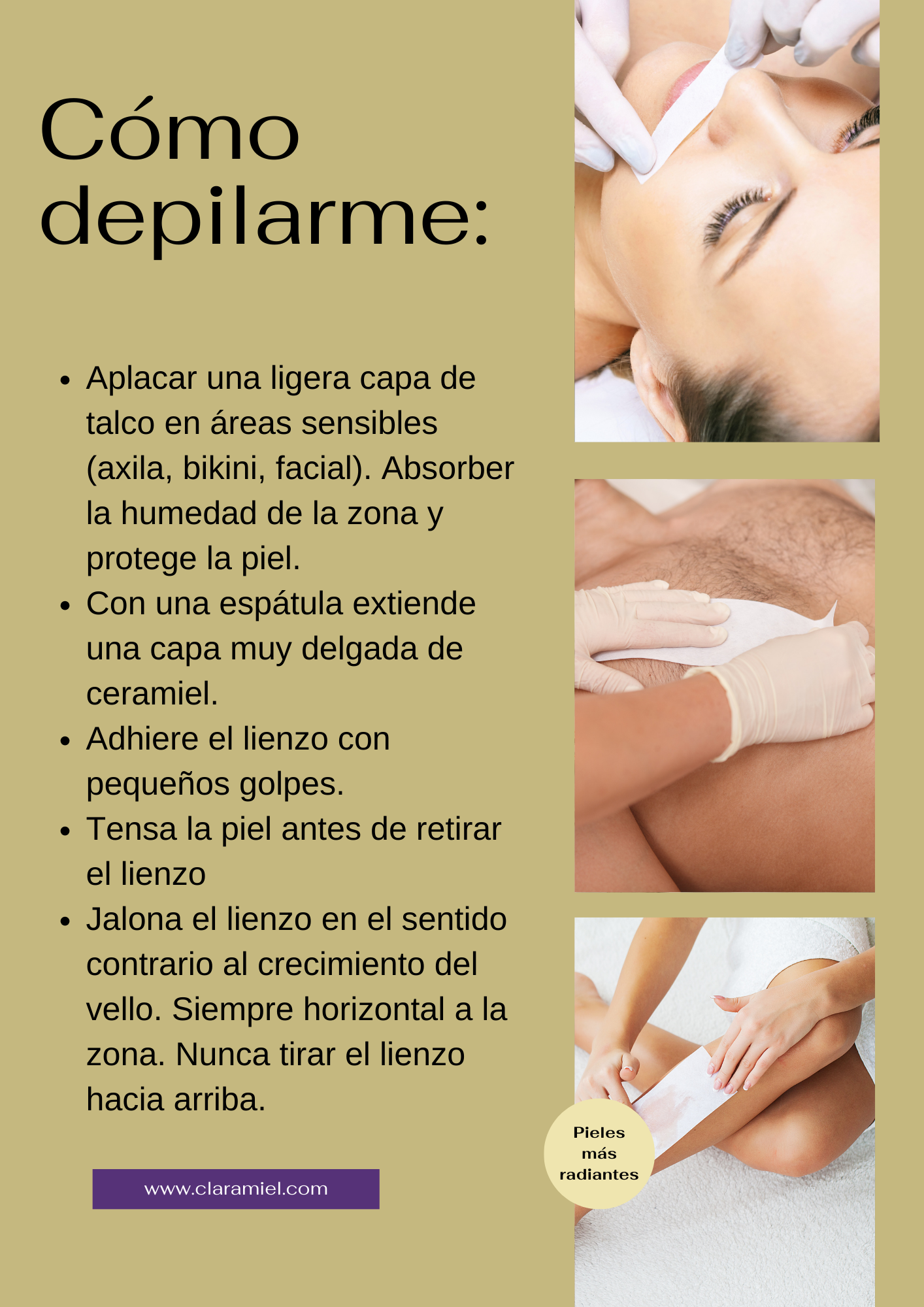 Página 2 - Guía de uso CLARAMIEL